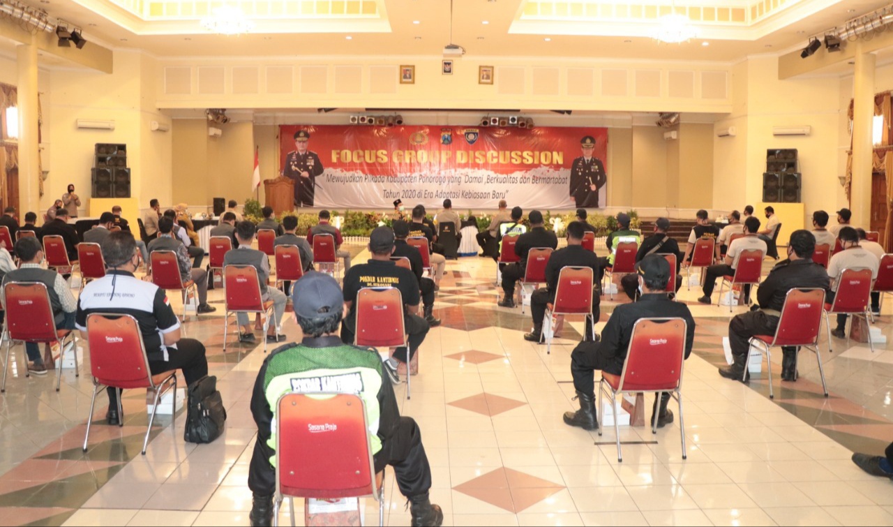 Kapolres Hadiri FGD Pilkada Ponorogo