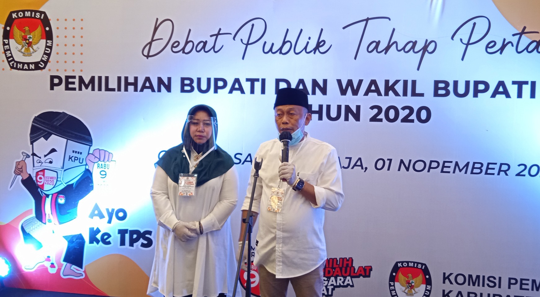 Duel Visi Misi dan Program di Debat Perdana