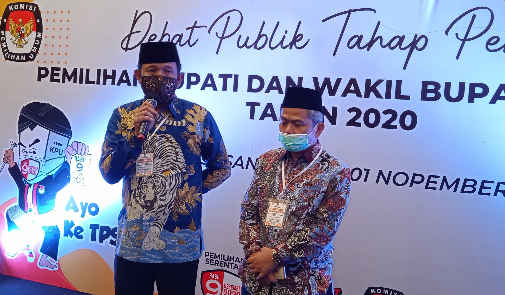 Duel Visi Misi dan Program di Debat Perdana
