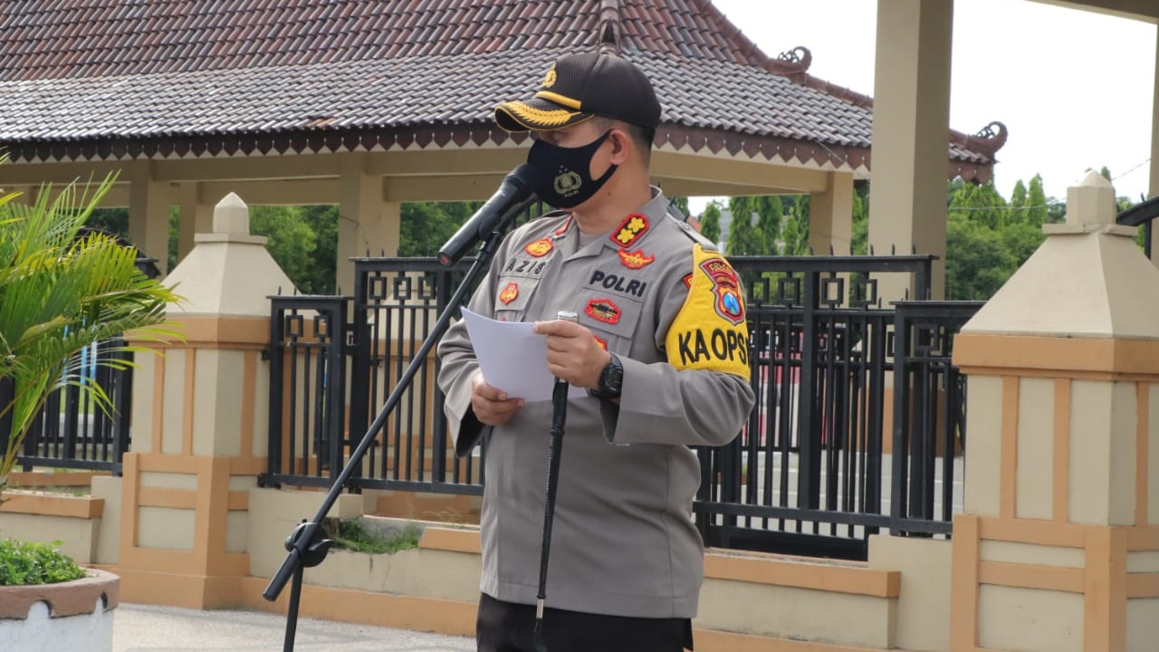 Kapolres Ponorogo Pimpin Apel Gelar Pasukan Ops Lilin Semeru