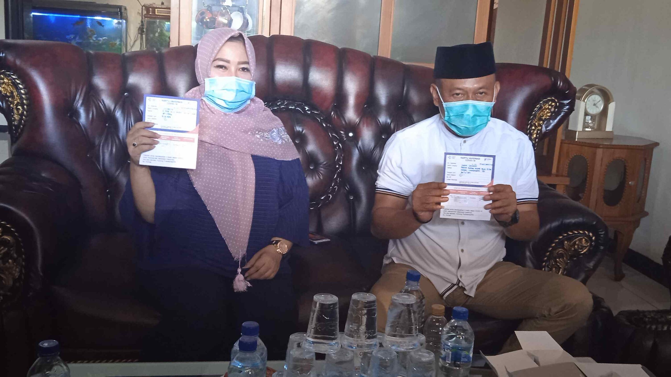 Bupati dan Wakil Bupati Ponorogo Terpilih Lakukan Vaksinasi Covid-19