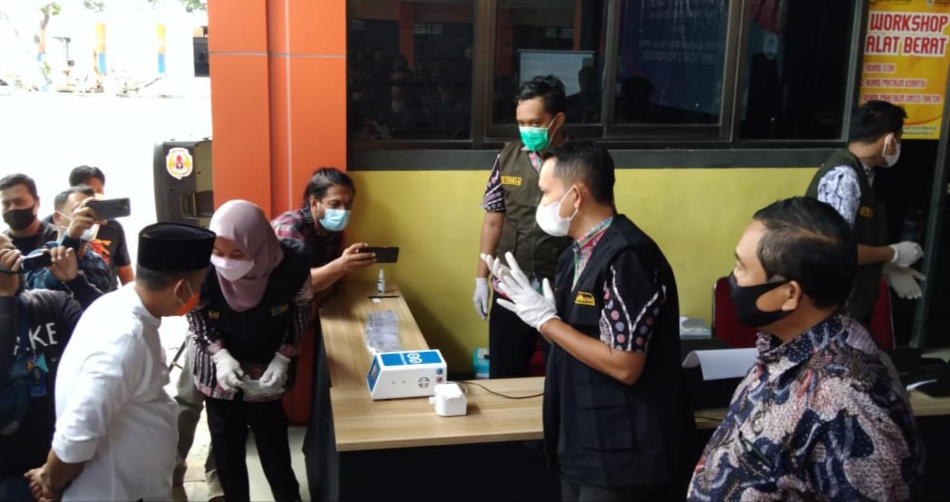 Peduli Karakter Siswa, SMK PGRI 2 Ponorogo Launching GeNose-C19