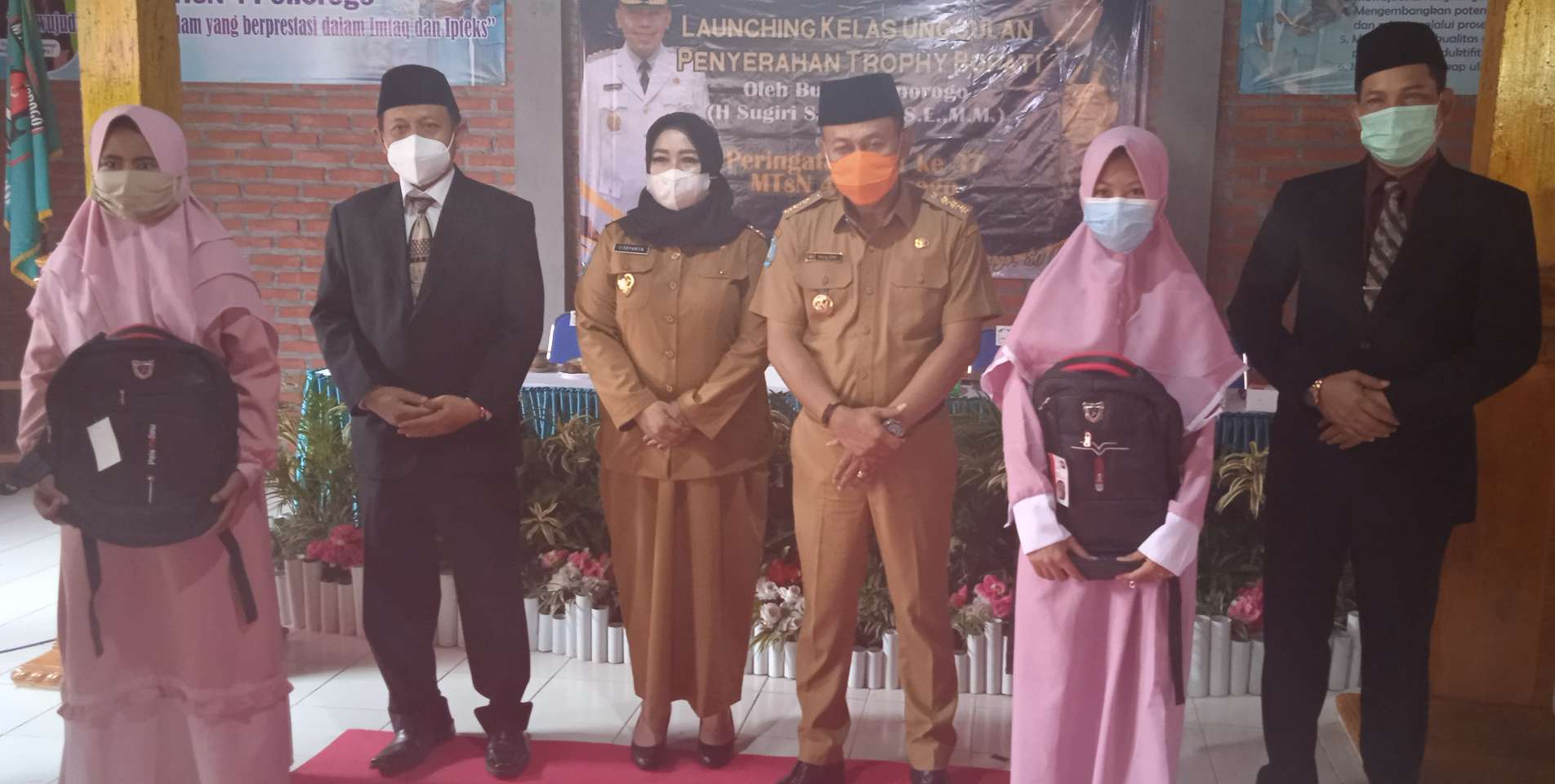 Bupati dan Wakil Bupati Hadiri Launching Kelas Unggulan MTsN 4 Ponorogo