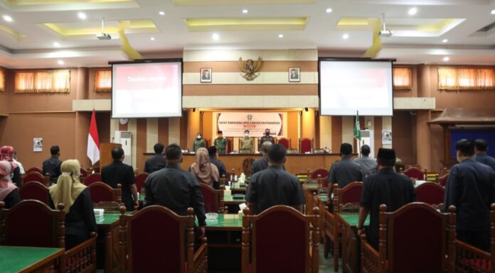 Rapat Paripurna, DPRD Ponorogo Bentuk Empat Pansus RPJMD DPRD Ponorogo