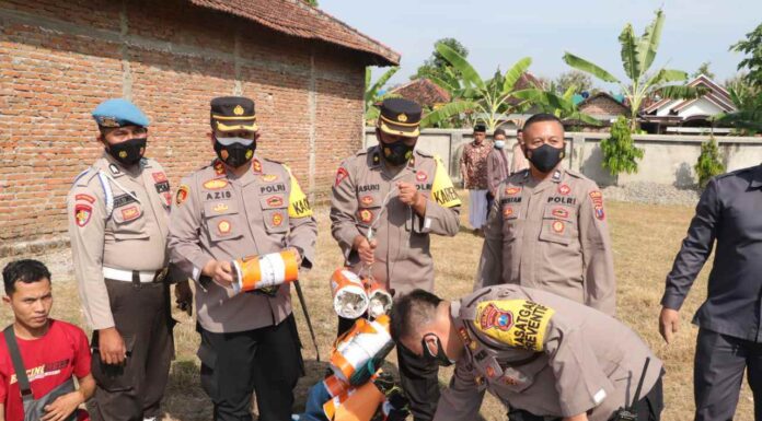 Kapolres Ponorogo Pimpin Patroli, Antisipasi Penerbangan Balon Udara