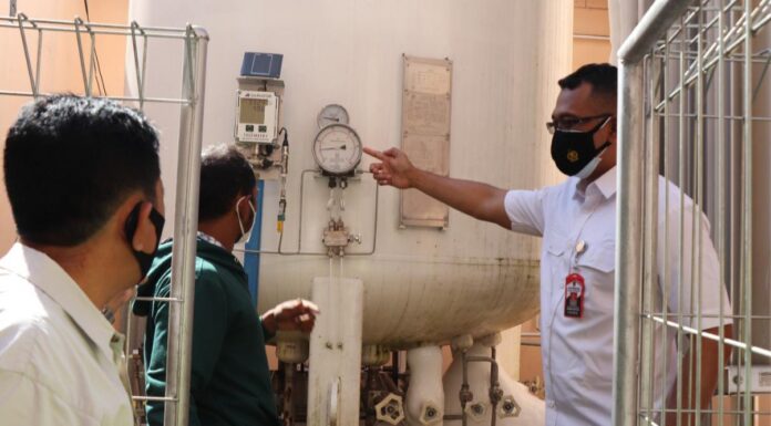 Antisipasi Kelangkaan Oksigen, Polres Ponorogo Lakukan Pengecekan di Rumah Sakit