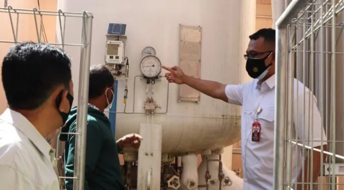 Antisipasi Kelangkaan Oksigen, Polres Ponorogo Lakukan Pengecekan di Rumah Sakit