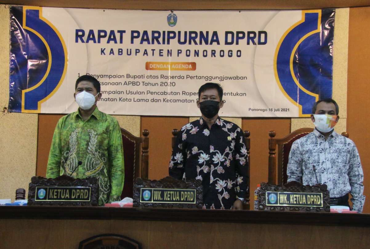 DPRD Ponorogo Gelar Rapat Paripurna dengan Dua Agenda