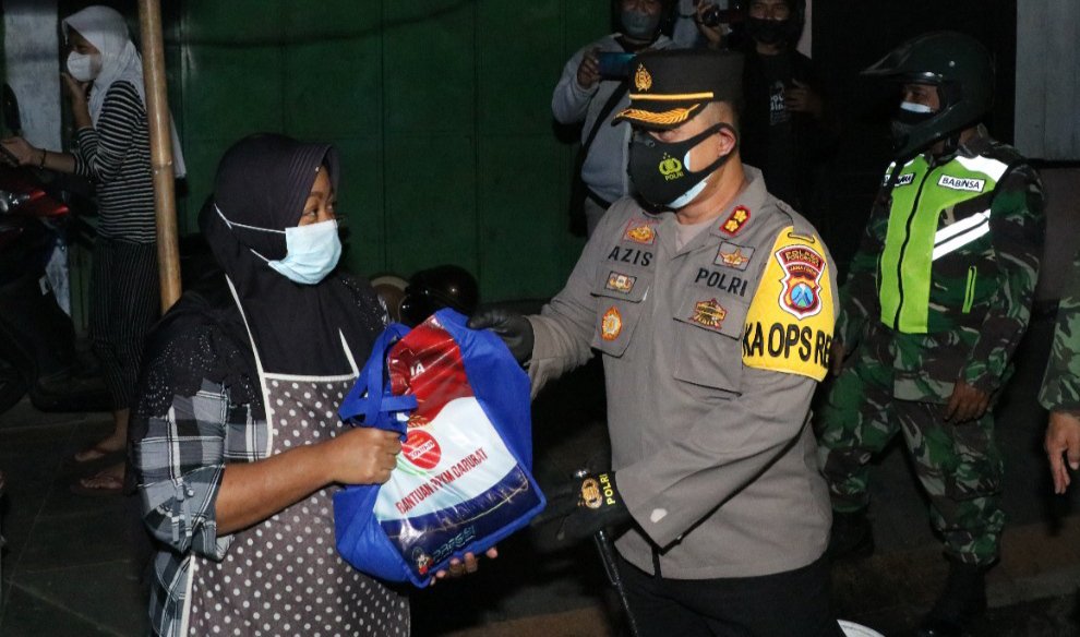 Polres Ponorogo Bergerak, Peduli Warga Terdampak Covid-19 dan PPKM Darurat