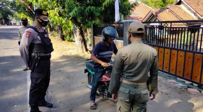 Disiplinkan Masyarakat, Operasi Yustisi Terus Digelar di Ponorogo Protokol Kesehatan