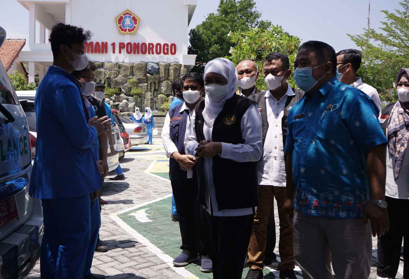 Vaksinasi Pelajar SMAN 1 Ponorogo, Minimalisir Penyebaran Covid