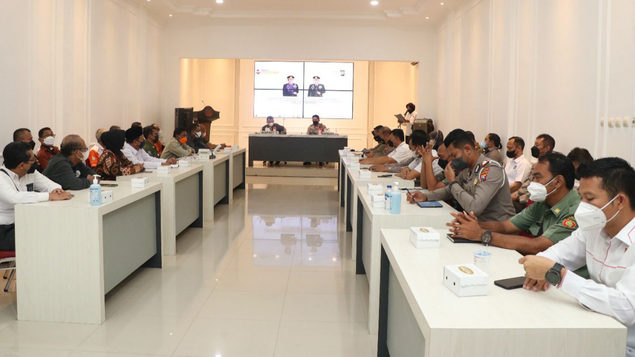 Rakor Kesiapan Ops Lilin Semeru 2021, Waspadai Penyebaran Covid di Ponorogo