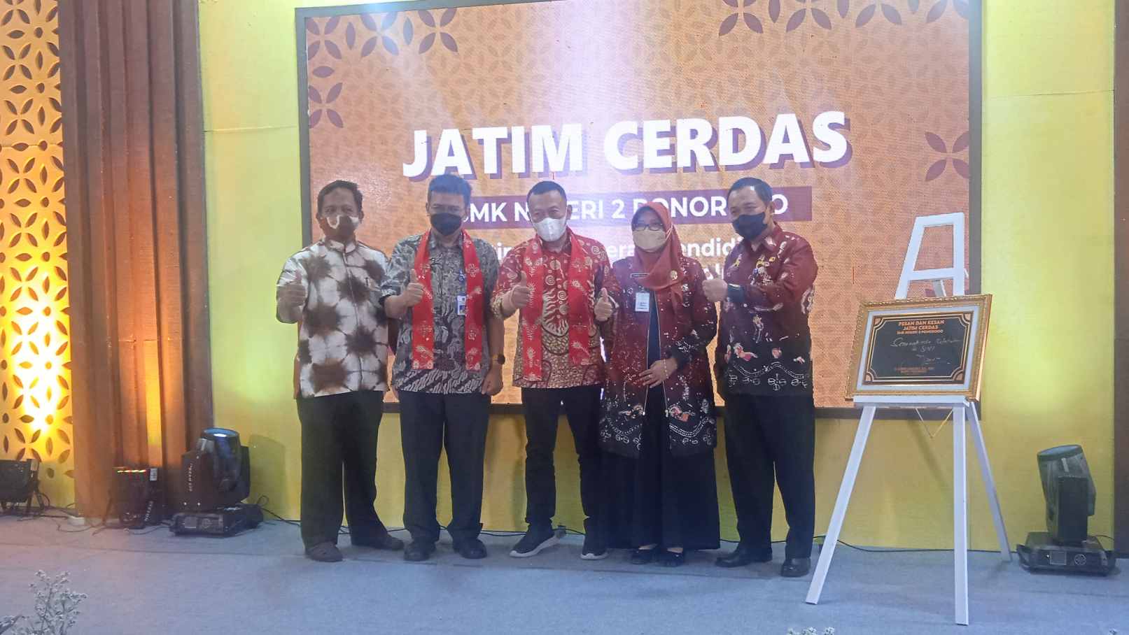 Bupati Sugiri Sancoko Resmikan SMK PK di SMKN 2 Ponorogo