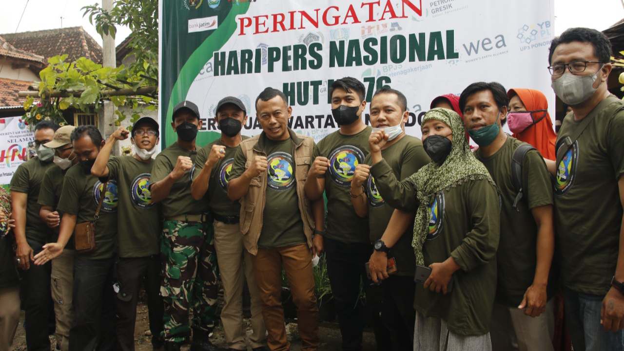Peringati HUT dan HPN, PWI Ponorogo Launching Pertanian Terintegrasi